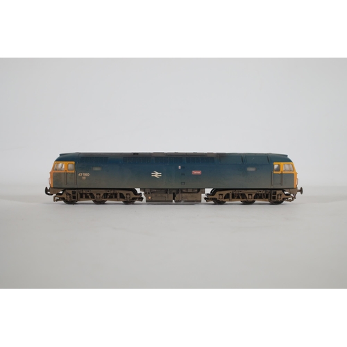 146 - Bachmann class 47 47560 Tamar Weathered British Rail Blue, boxed Locomotive. Exclusive to Cheltenham... 