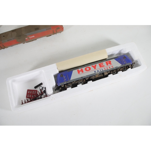 147 - Lima and Roco Model Railways Locomotives, 1 with a box, OO Gauge, includes Railion 152087-3, and Roc... 