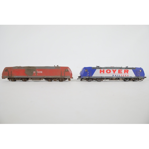 147 - Lima and Roco Model Railways Locomotives, 1 with a box, OO Gauge, includes Railion 152087-3, and Roc... 