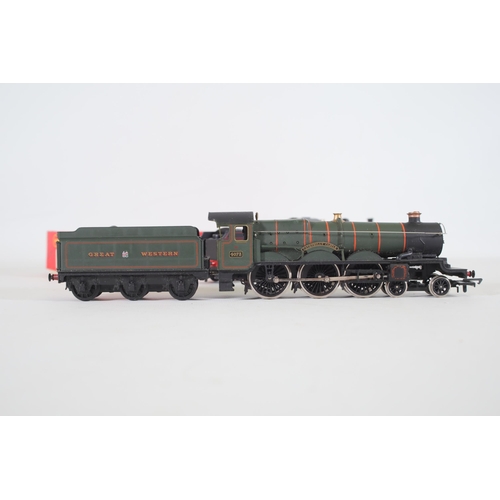 154 - OO Gauge Locomotives, 1 Hornby 1 Airfix LMS 690 Caerphilly Castle 4037. Only 1 has its Hornby box. B... 