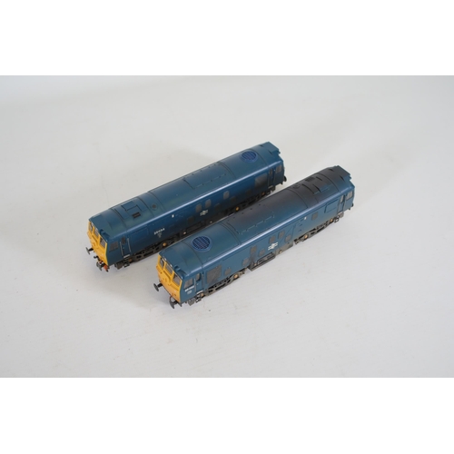 162 - 2 Bachmann BR Blue OO Gauge Locomotives Class 25 Diesels. Both of these Trains appear to be in good ... 