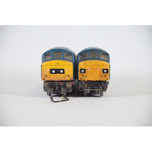 163 - 2 Bachmann BR Blue OO Gauge Locomotives Class 45. Both of these Trains  are in used condition, glue ... 