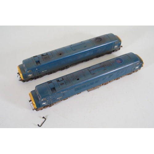 163 - 2 Bachmann BR Blue OO Gauge Locomotives Class 45. Both of these Trains  are in used condition, glue ... 