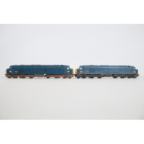 163 - 2 Bachmann BR Blue OO Gauge Locomotives Class 45. Both of these Trains  are in used condition, glue ... 