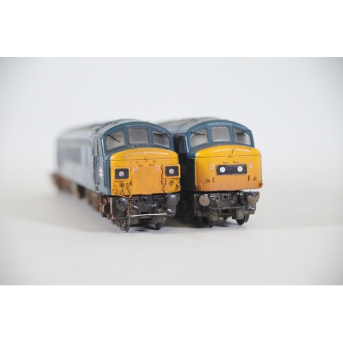 163 - 2 Bachmann BR Blue OO Gauge Locomotives Class 45. Both of these Trains  are in used condition, glue ... 