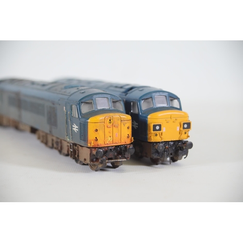 165 - 2 Bachmann OO Gauge Locomotives Br Blue Class 45. Both of these trains appear to be in used conditio... 