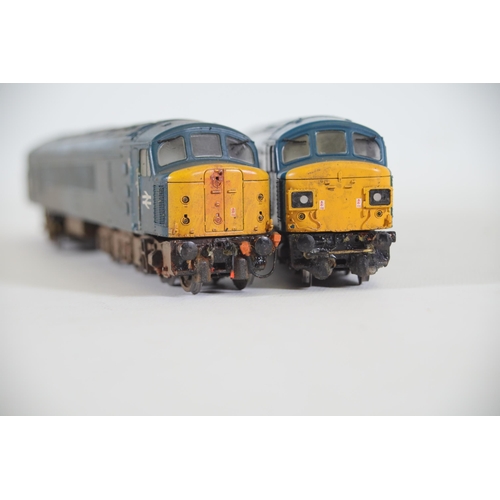 165 - 2 Bachmann OO Gauge Locomotives Br Blue Class 45. Both of these trains appear to be in used conditio... 