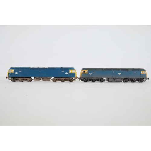 166 - 2 Bachmann OO gauge Locomotives Class 47. Both of these trains appear to be in good used condition, ... 