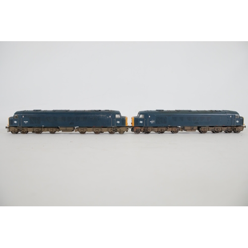 167 - 2 Bachmann OO Gauge Locomotives Class 46 BR Blue. Both of these trains  appear to be in used conditi... 