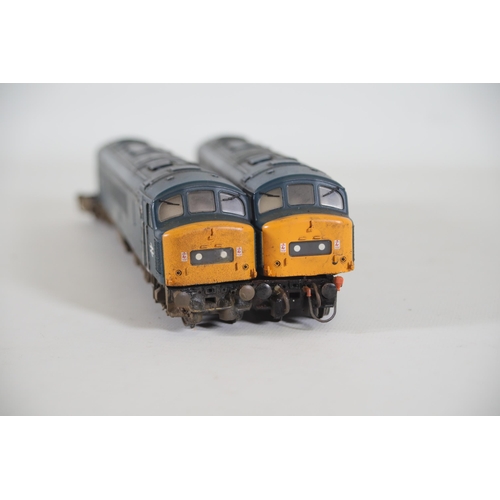 167 - 2 Bachmann OO Gauge Locomotives Class 46 BR Blue. Both of these trains  appear to be in used conditi... 