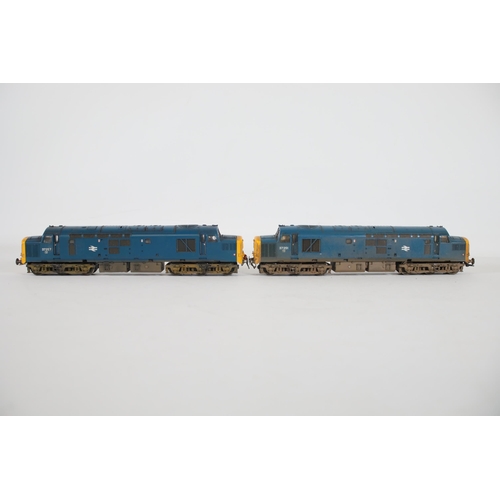 168 - 2 Bachmann Class 37 OO Gauge Locomotives Br Blue. Both of these trains appear to be in good used con... 