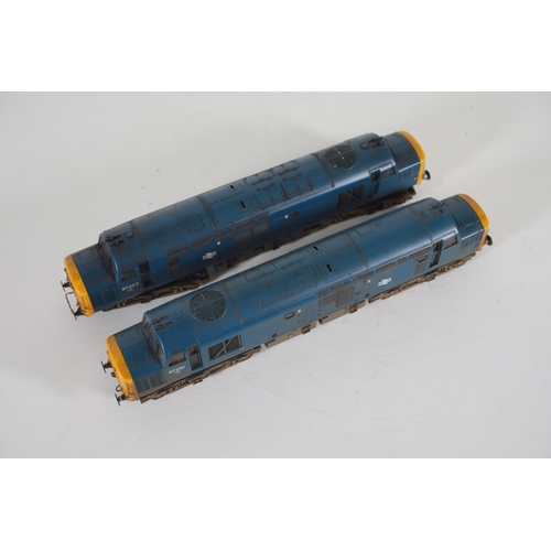 168 - 2 Bachmann Class 37 OO Gauge Locomotives Br Blue. Both of these trains appear to be in good used con... 