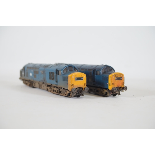 168 - 2 Bachmann Class 37 OO Gauge Locomotives Br Blue. Both of these trains appear to be in good used con... 