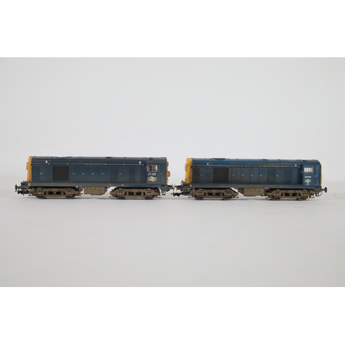 169 - 2 Bachmann Class 20 Locomotives Br Blue OO Gauge. Both of these trains  appear to be in used conditi... 