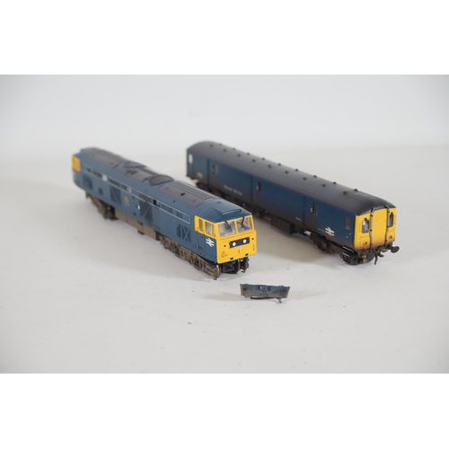 174 - 2 Heljan Locomotives OO Gauge Falcon and Postal Service. These trains appear to be in used condition... 