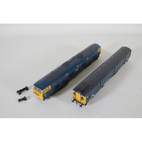 174 - 2 Heljan Locomotives OO Gauge Falcon and Postal Service. These trains appear to be in used condition... 