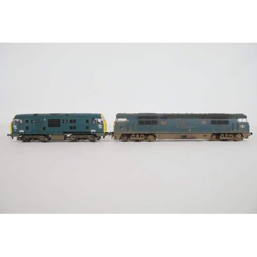 175 - 2 Green Locomotives by Dapol Western Centurion D1026 and 6328 OO Gauge. These are in used condition,... 