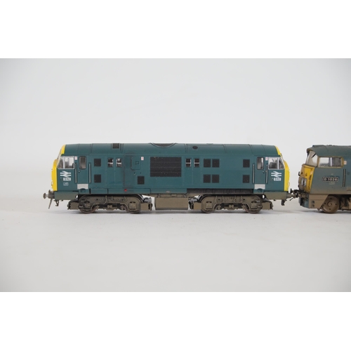 175 - 2 Green Locomotives by Dapol Western Centurion D1026 and 6328 OO Gauge. These are in used condition,... 