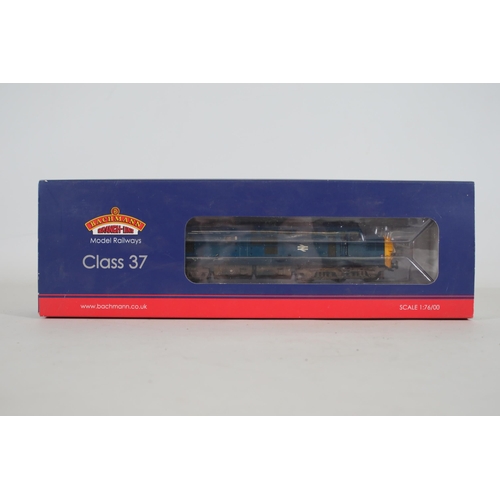 179 - Bachmann BR Blue Class 37 37003 OO Gauge Locomotive. This Locomotive has been tested and is in worki... 