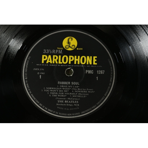 18 - Two Beatles Albums in Vinyl, Rubber Soul PMC1267 and Abbey Road PCS7088. Both vinyl's are in excelle... 