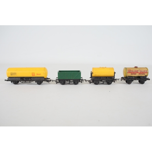 185 - Selection of OO Gauge carriages oil containers and good wagons mostly Triang Hornby, Grafar and Lima... 