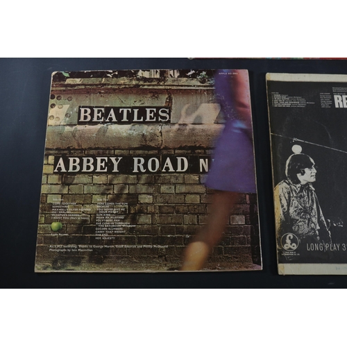 19 - A collection of Beatles Albums, Revolver shows some age related wear to the cover. PMC7009, on side ... 