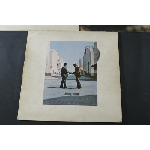 20 - Collection of Three Albums including Pink Floyd and Led Zeppelin. All 3 covers have some yellowing/s... 