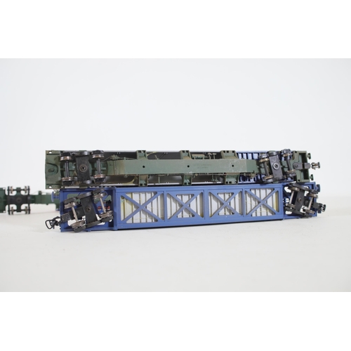 200 - 12x Dapol Branded Containers Transporters OO Gauge Carriers to include a KTA Pocket Wagon Gers 97711... 