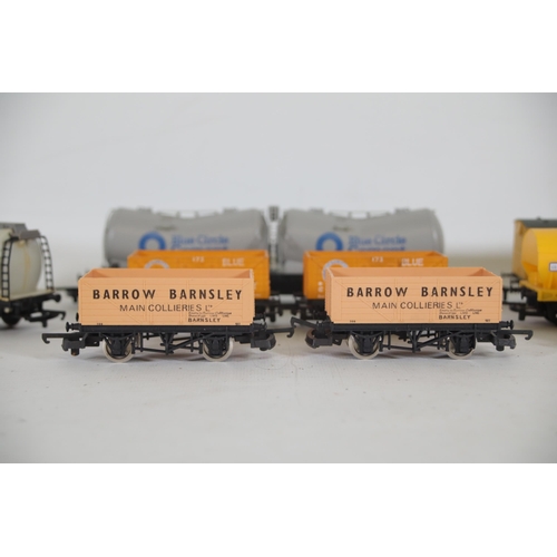 218 - 13 OO Gauge Goods Transporters Blue Circle Cement by Various makers to include 2x Blue Circle Cement... 