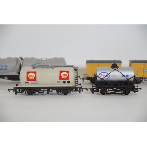 218 - 13 OO Gauge Goods Transporters Blue Circle Cement by Various makers to include 2x Blue Circle Cement... 