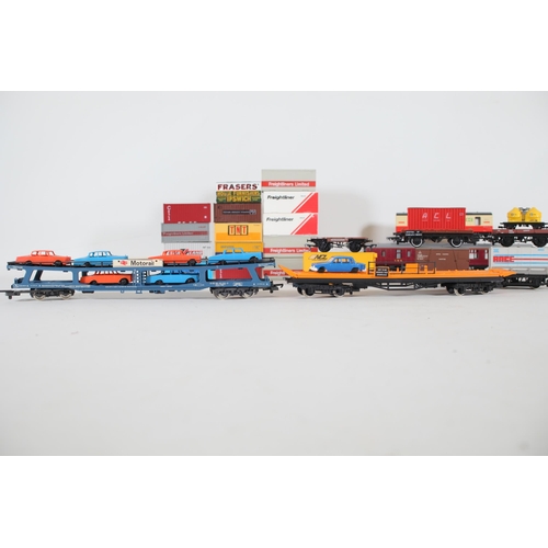 219 - 28 OO Gauge Branded Goods Transport Wagons by Various Makers to include: 3x Puch and Co 380 12 ton H... 