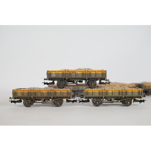 222 - 9 Hornby ZBA Rudd DB Ballast Wagons Full with Stone Minerals. 2 have had connectors re-glued all app... 