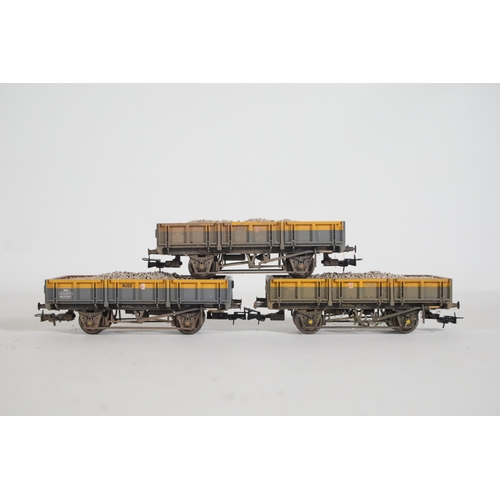 222 - 9 Hornby ZBA Rudd DB Ballast Wagons Full with Stone Minerals. 2 have had connectors re-glued all app... 