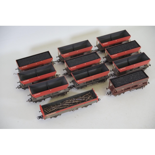 225 - 11 Bachmann Goods Transporters 9x HEA Hopper Wagons, 1 Bachmann HSA 360036 and 1 OBA open back Rail ... 