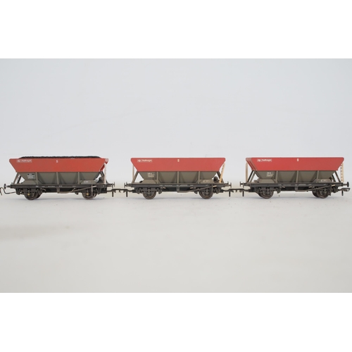 225 - 11 Bachmann Goods Transporters 9x HEA Hopper Wagons, 1 Bachmann HSA 360036 and 1 OBA open back Rail ... 