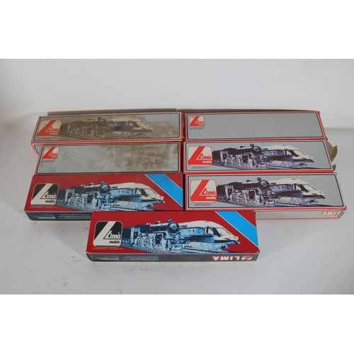 238 - 23x Lima locomotive boxes and goods transporters all in used condition and condition is variable on ... 