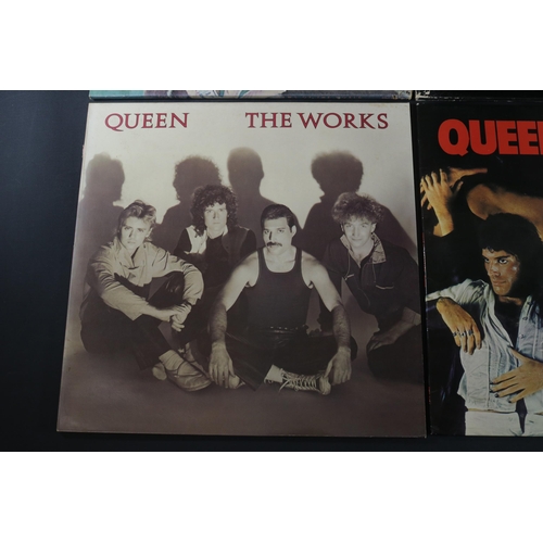 25 - A collection of Four Queen Albums, including Queen Sheer Heart Attack EMC 3061. The cover and interi... 