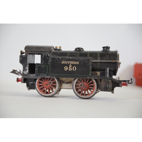 259 - Hornby No.1 Special Tank Locomotive Southern 950 O Gauge with box, Hornby Meccano Liverpool.