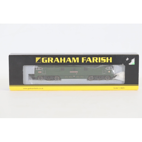 267 - Graham farish N Gauge Locomotive 371 403 Class 52 D1035 Western Yeoman Br Green