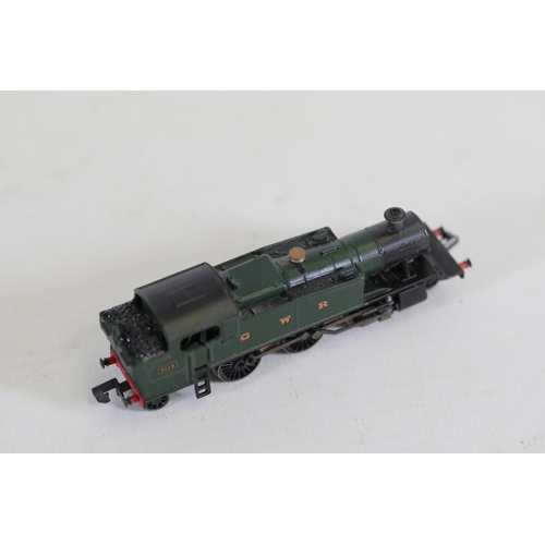 273 - 2 Graham Farish Pannier Tank N Gauge Locomotives both boxed. 1x 371-381A class 61xx Prairie tank 611... 