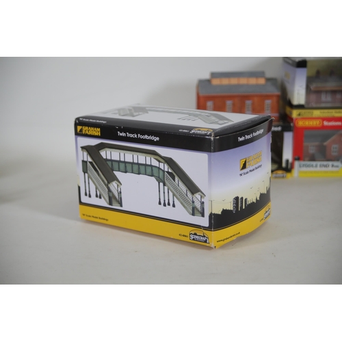 277 - Good selection of Various Houses N Gauge Layout Buildings Hornby Hobbies Ltd and some Graham Farish ... 