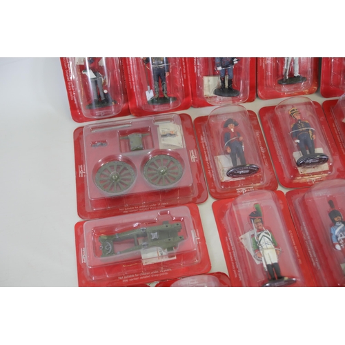 286 - 30 Boxed Del Prado Die Cast Figurines Boxed As New Napoleonic.