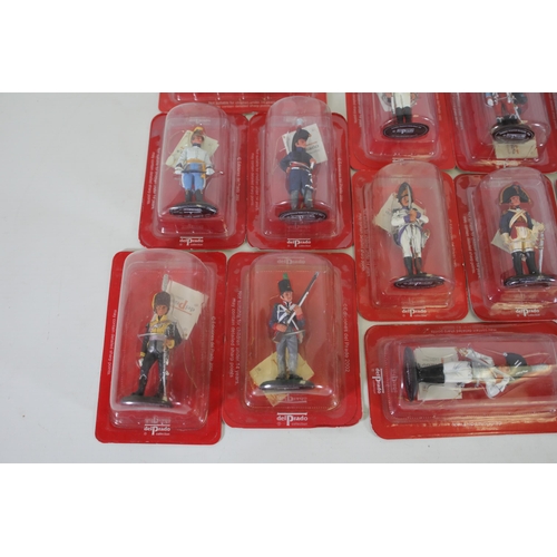 286 - 30 Boxed Del Prado Die Cast Figurines Boxed As New Napoleonic.