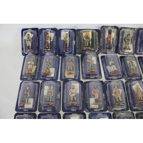 287 - 49x Boxed Del Prado die cast figurines boxed as new with magazines