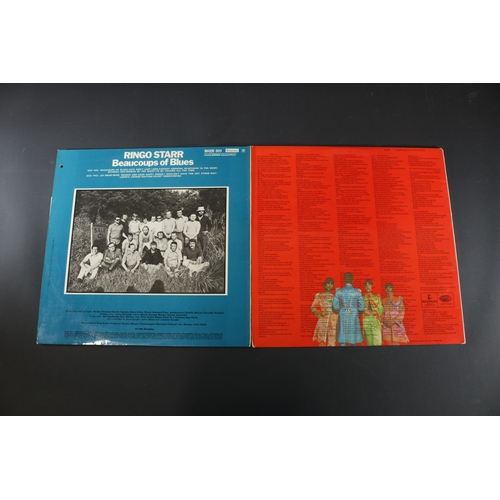 3 - Beatles Sgt Peppers Lonely Hearts Club Band, Parlophone Black/Yellow Label, YEX 638-1 GAM / YEX-637-... 