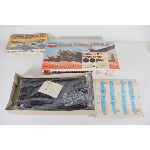 301 - 10x Airfix Scale Models boxed aeroplanes sets, 1x Italarei. 1x hunter F.6 1/72 scale, Supermarine Sp... 