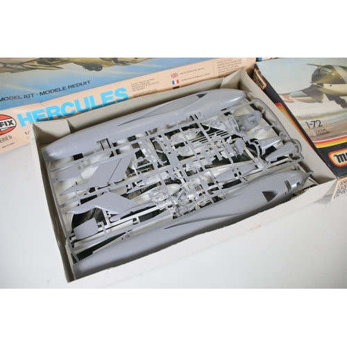 303 - 4x Scale model Aeroplanes boxed kits, Airfix Avro 1 72 scale model Vulcan B MK2 9 09002, Airfix C-13... 