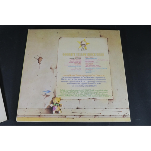 33 - A Collection of Four Elton John Vinyl's, including Yellow Brick Road DJLPD1001, Gatefold cover in ex... 