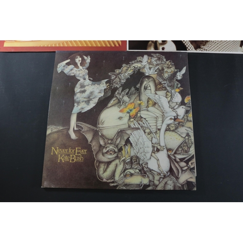 34 - A Collection of Kate Bush Vinyl's, including The Kick Inside EMC3223, The Dreaming EMC 3419, Never F... 