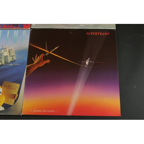 36 - A Small collection of Supertramp Vinyl. Supertramp Live Double Gatefold Album,. AMLM 66702, in excel... 